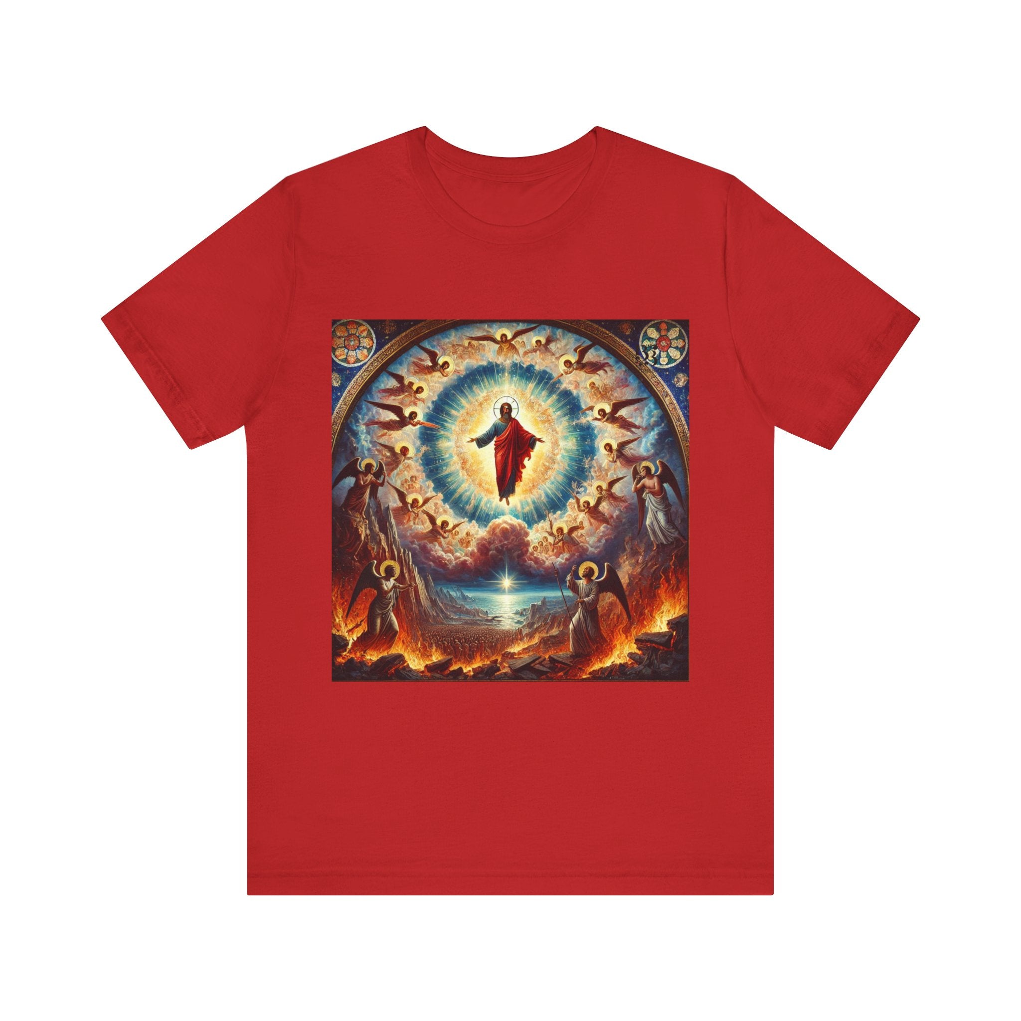 Heavenly Visions Unisex Jersey Short Sleeve Tee - Spiritual Artwork Design