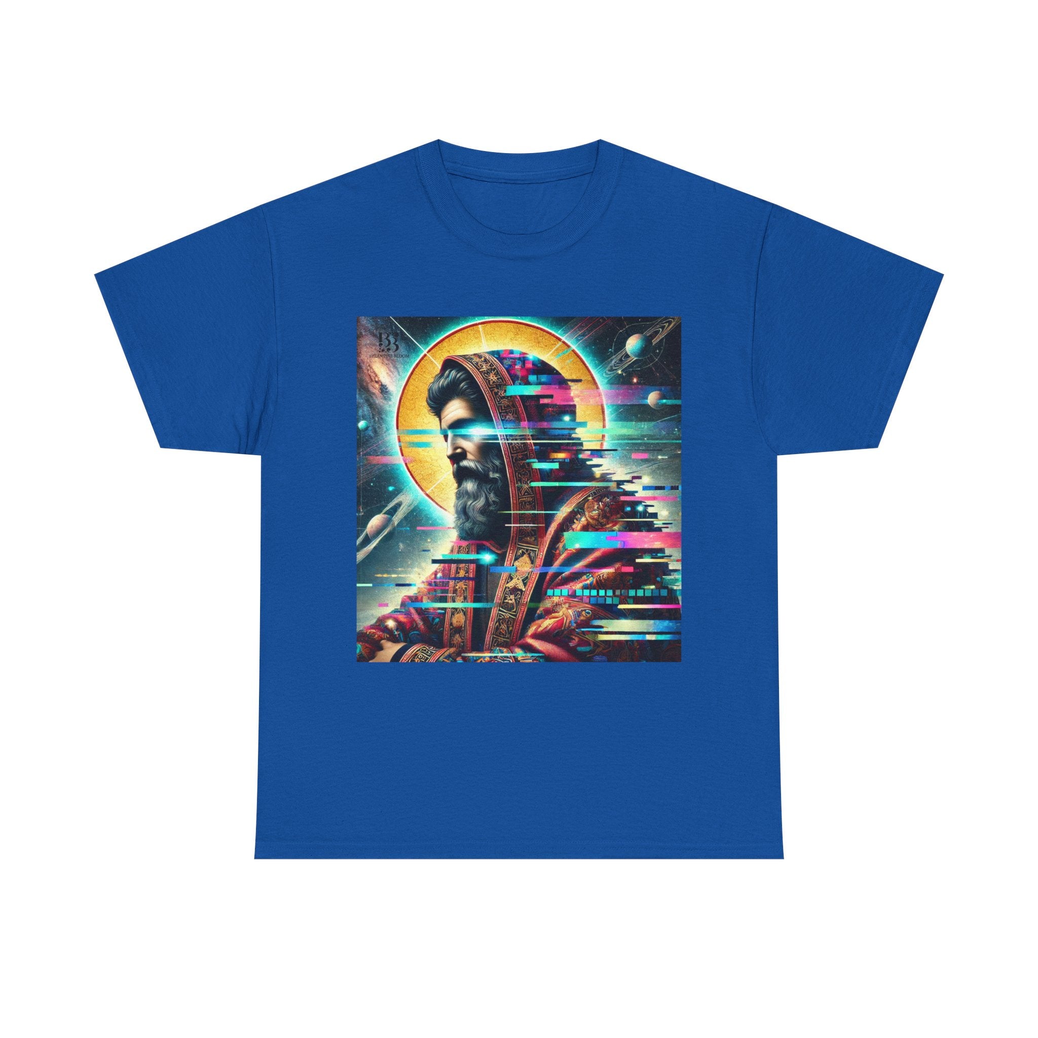 Vibrant Holy Man Graphic Tee - Unisex Heavy Cotton T-Shirt
