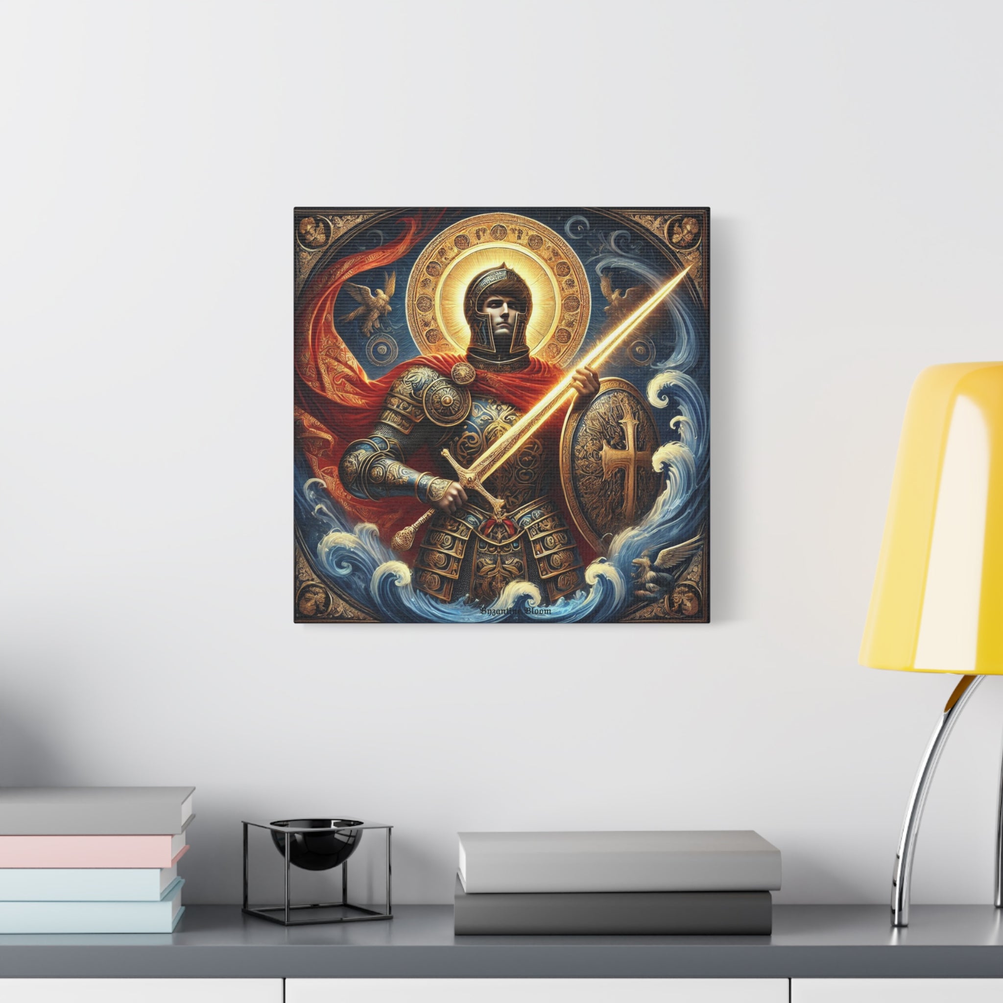 Warrior Canvas Art - Inspiring Gladiator Wall Decor