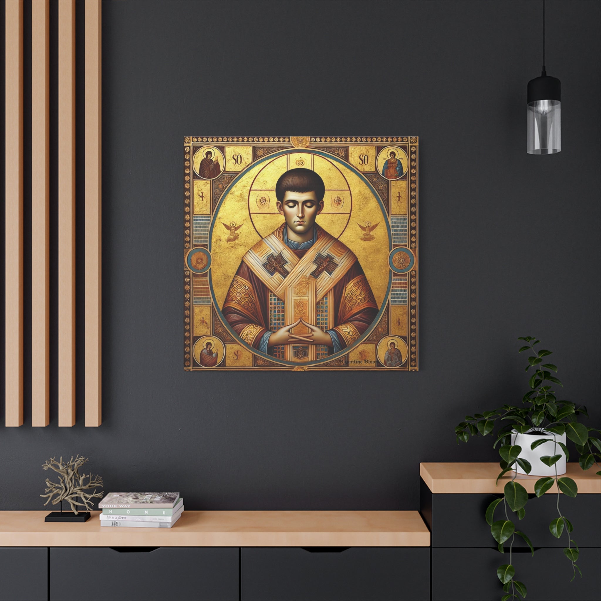 Religious Canvas Wall Art - Iconic Saint Artwork