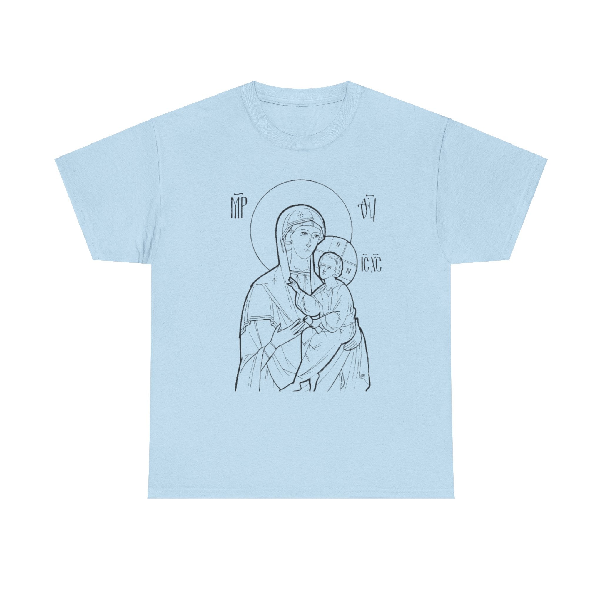 Outline - Blessed Mother & Child Design