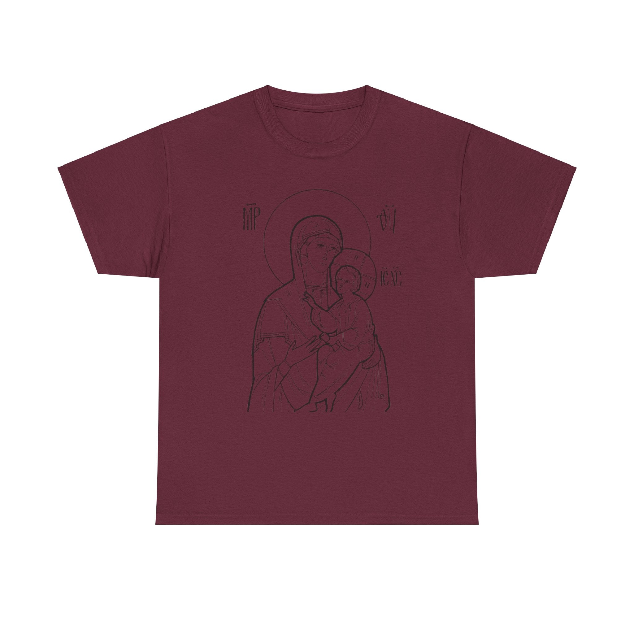 Outline - Blessed Mother & Child Design
