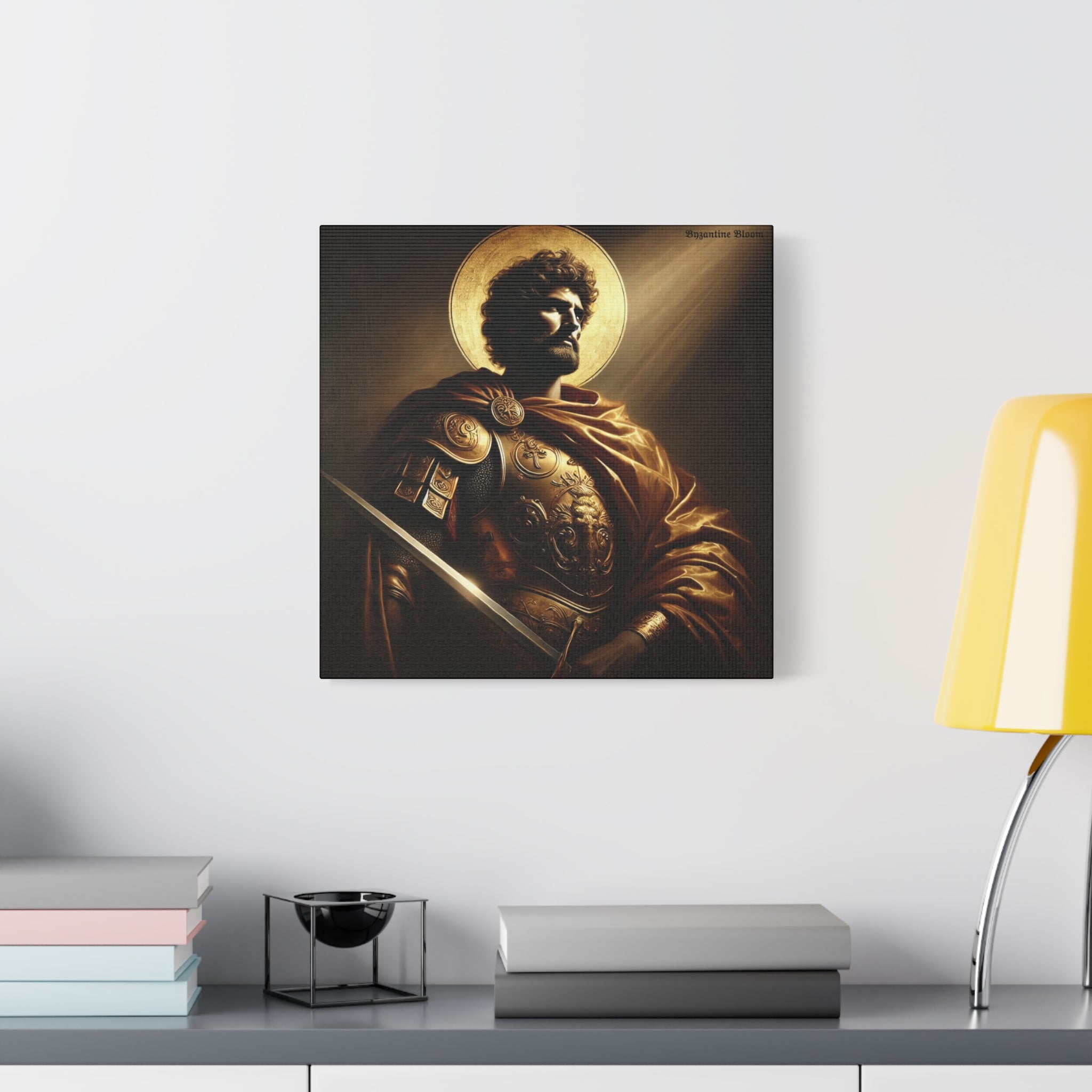 Heroic Saint Matte Canvas Wall Art - 1.25" Stretched