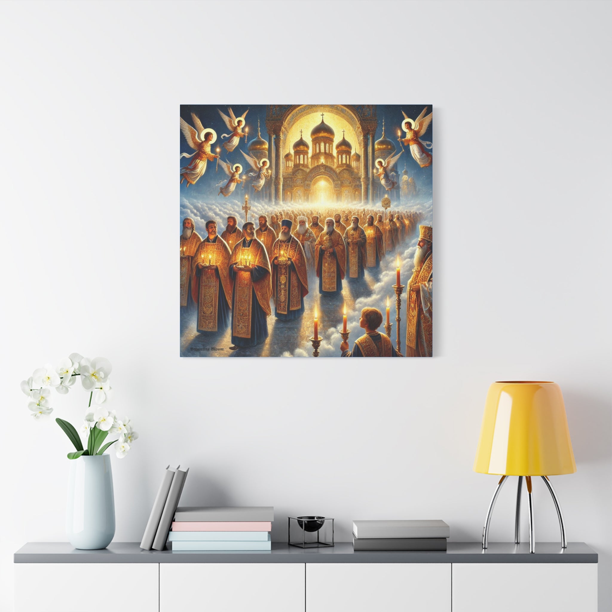 Spiritual Art Canvas Print - Orthodox Ceremony Scene