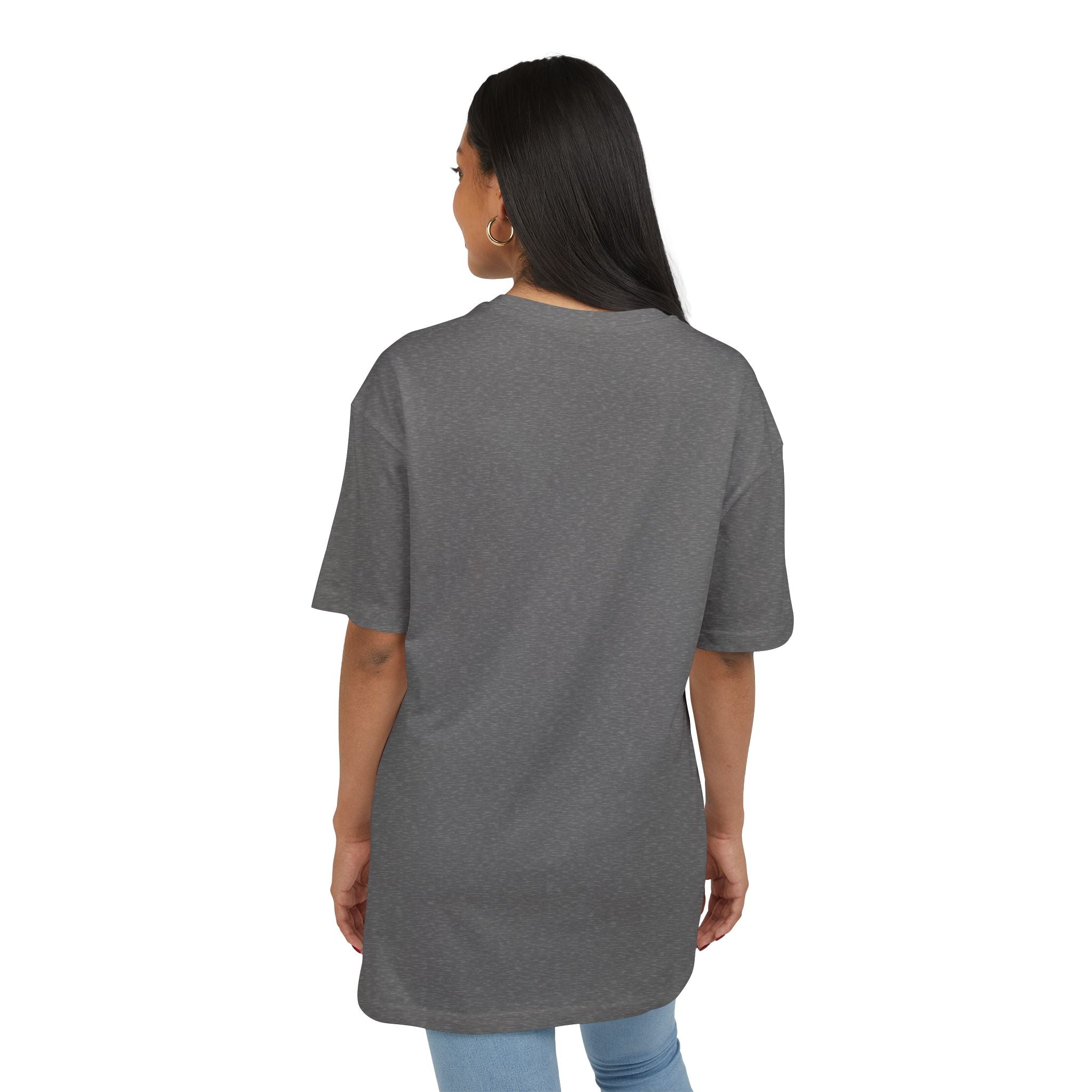 Artistic Mosaic Unisex Heavy Oversize Tee - Unique Graphic Design for Casual Style