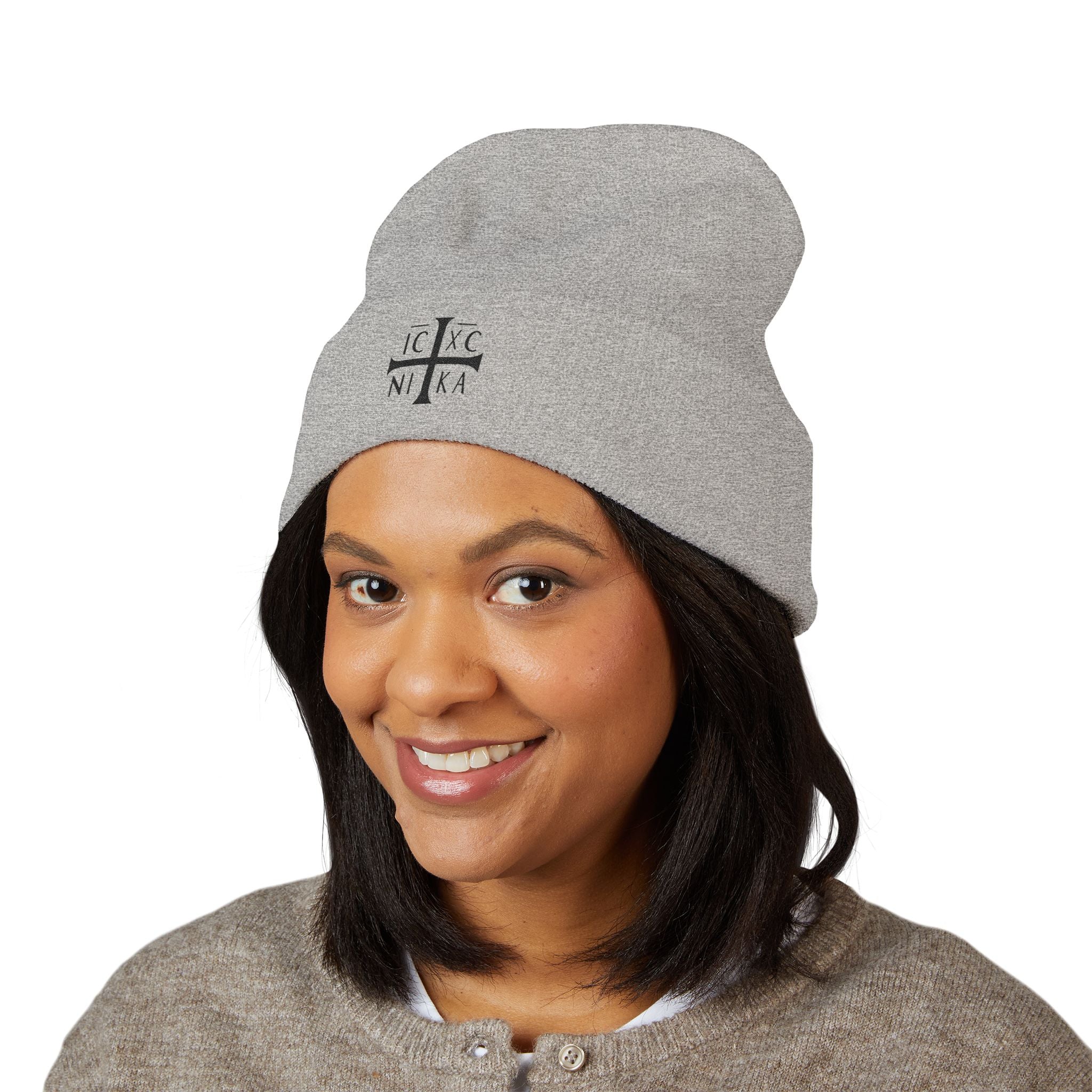 Embroidered IC XC NIKA Beanie