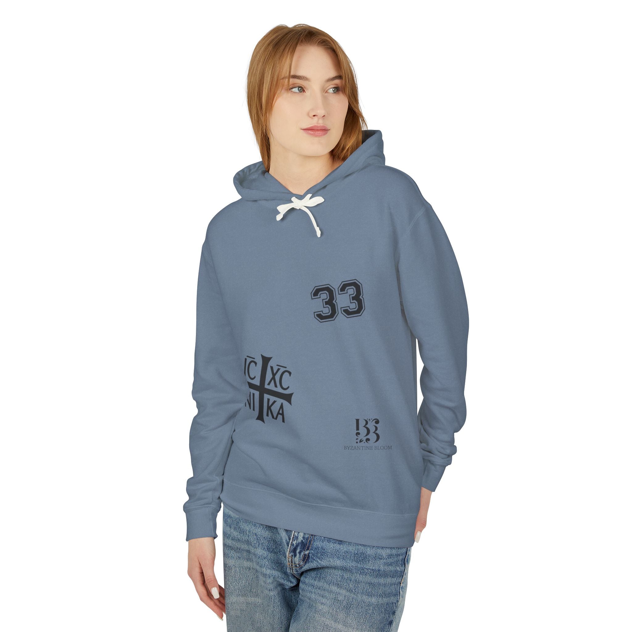 Unisex Lightweight Hooded Sweatshirt with Unique Graphic Design - Stylish Comfort for Everyday Wear