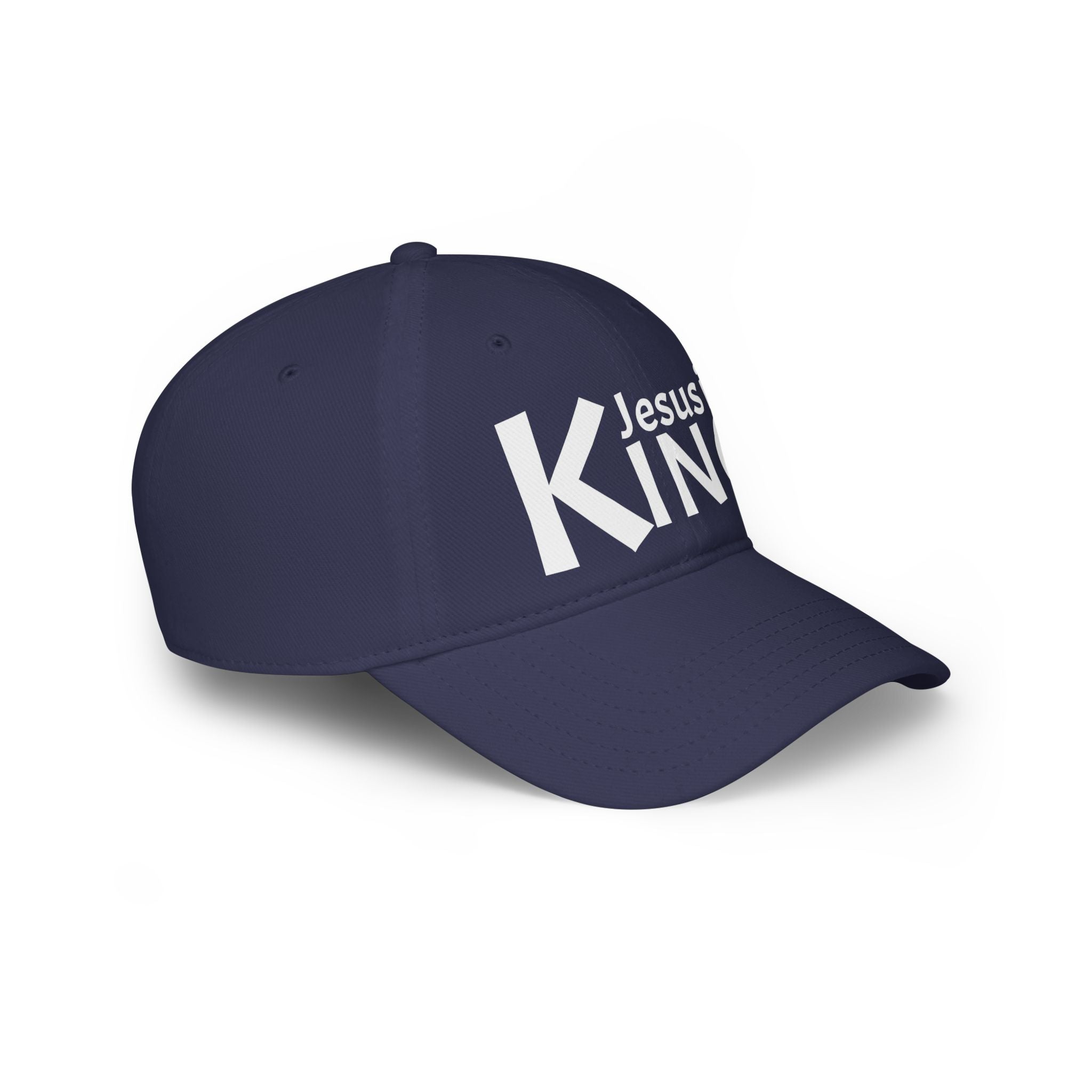 Inspirational Jesus is KING Low Profile Baseball Cap