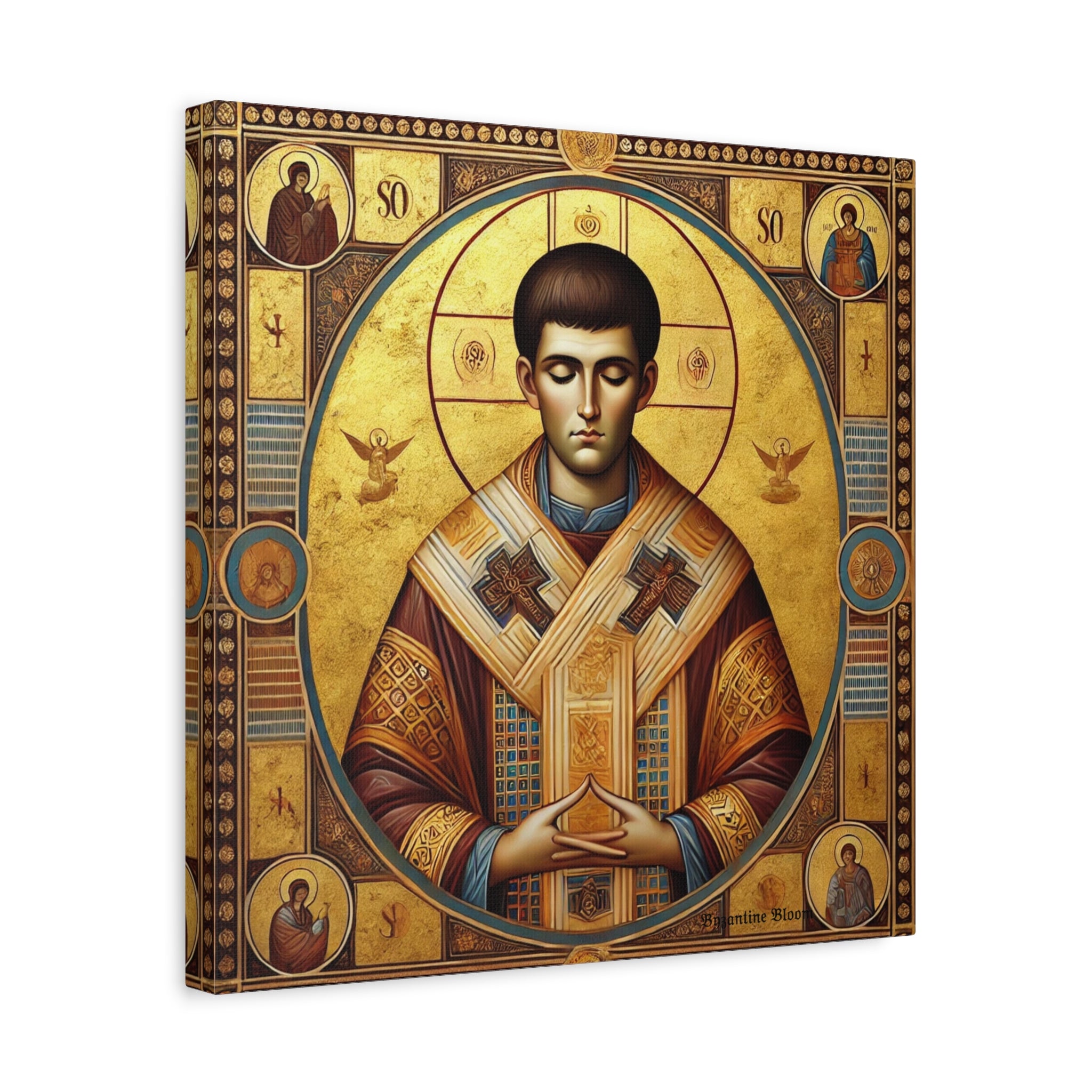 Religious Canvas Wall Art - Iconic Saint Artwork