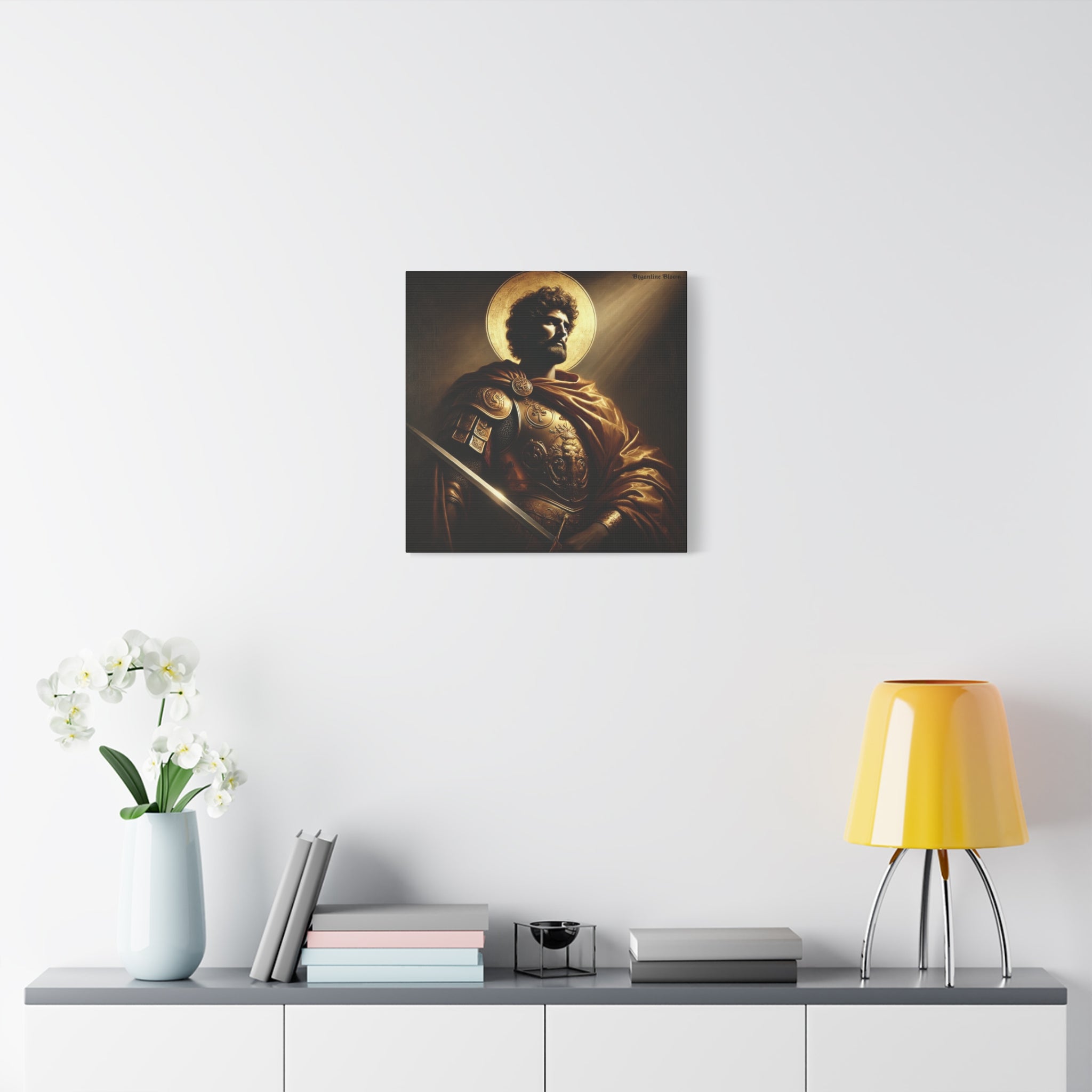 Heroic Saint Matte Canvas Wall Art - 1.25" Stretched