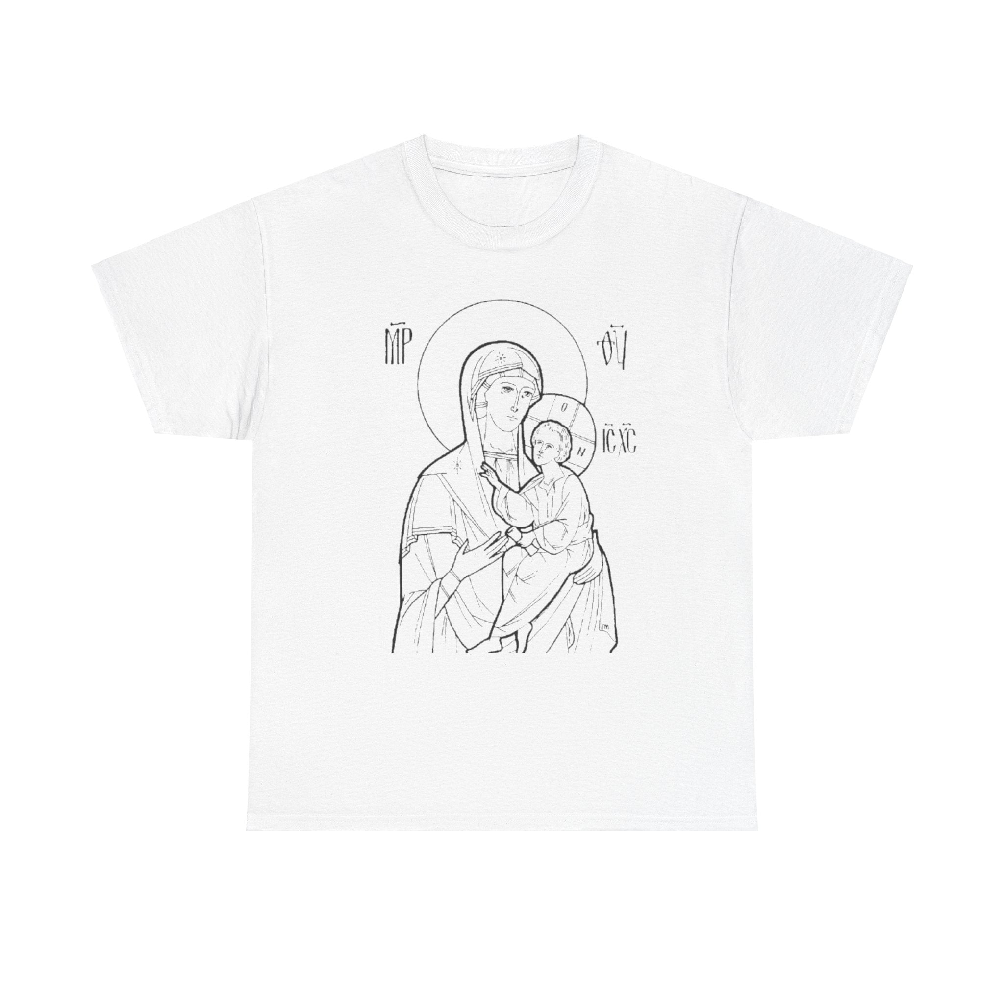 Outline - Blessed Mother & Child Design
