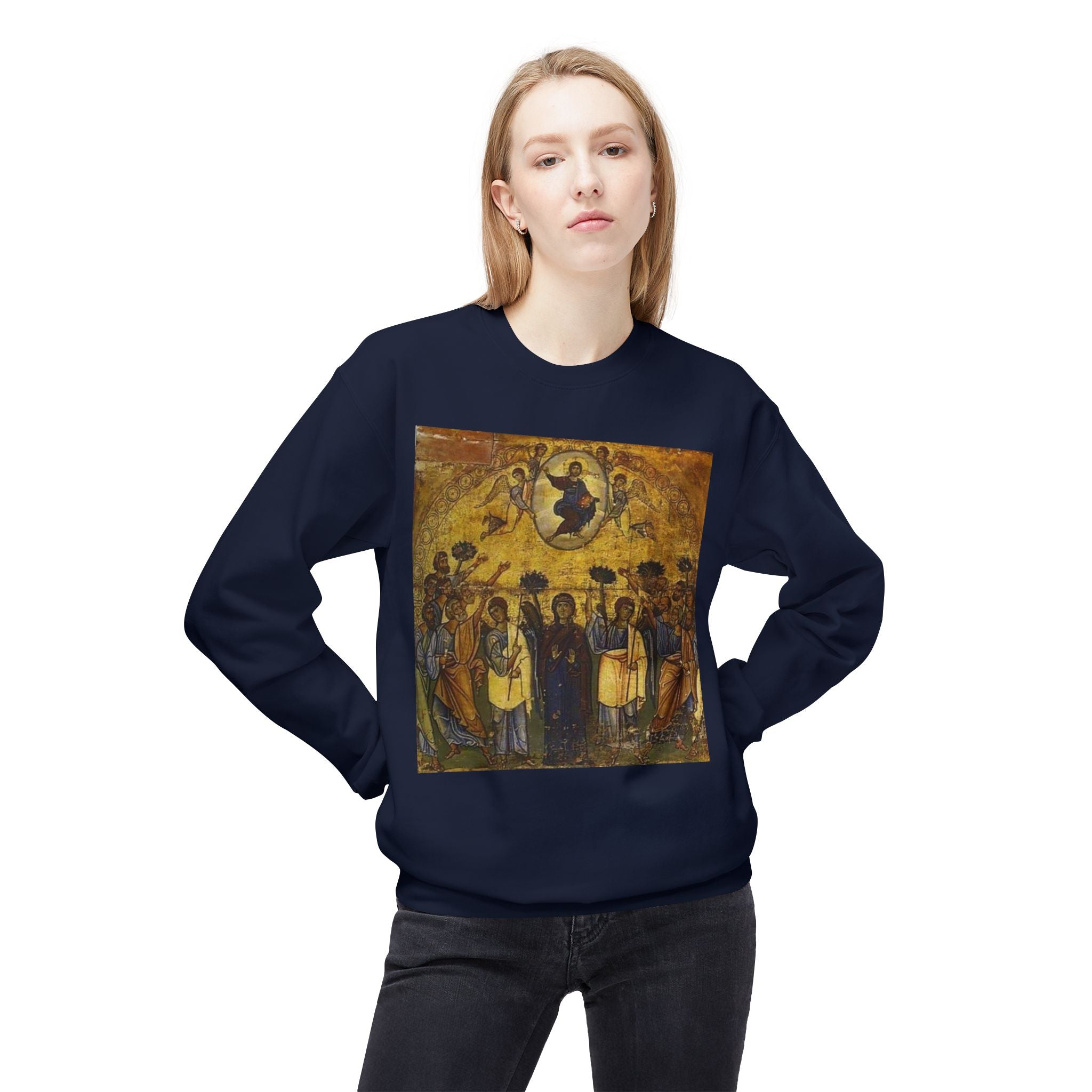 Spiritual Iconography Sweatshirt - Unisex Midweight Fleece Crewneck