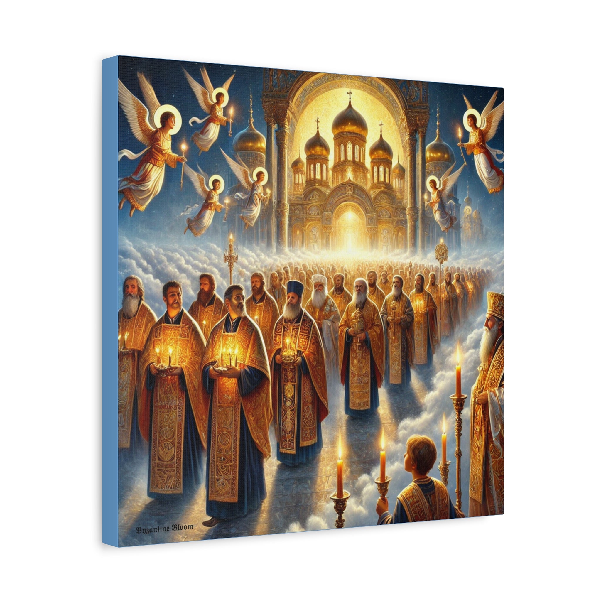 Spiritual Art Canvas Print - Orthodox Ceremony Scene
