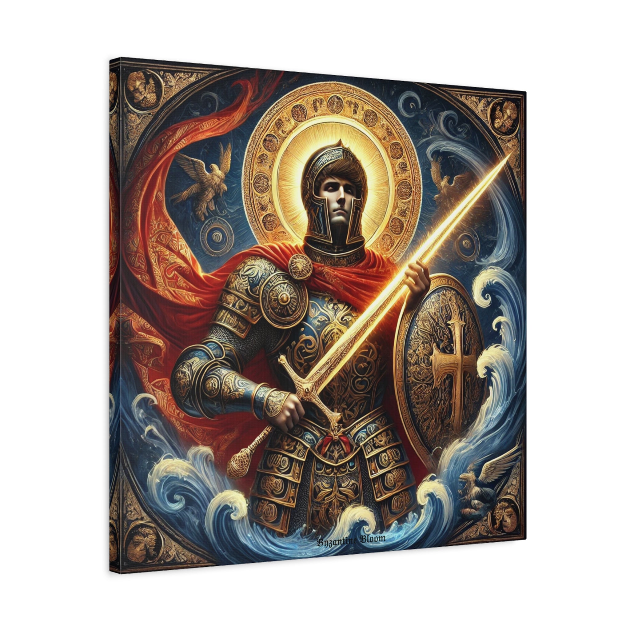Warrior Canvas Art - Inspiring Gladiator Wall Decor