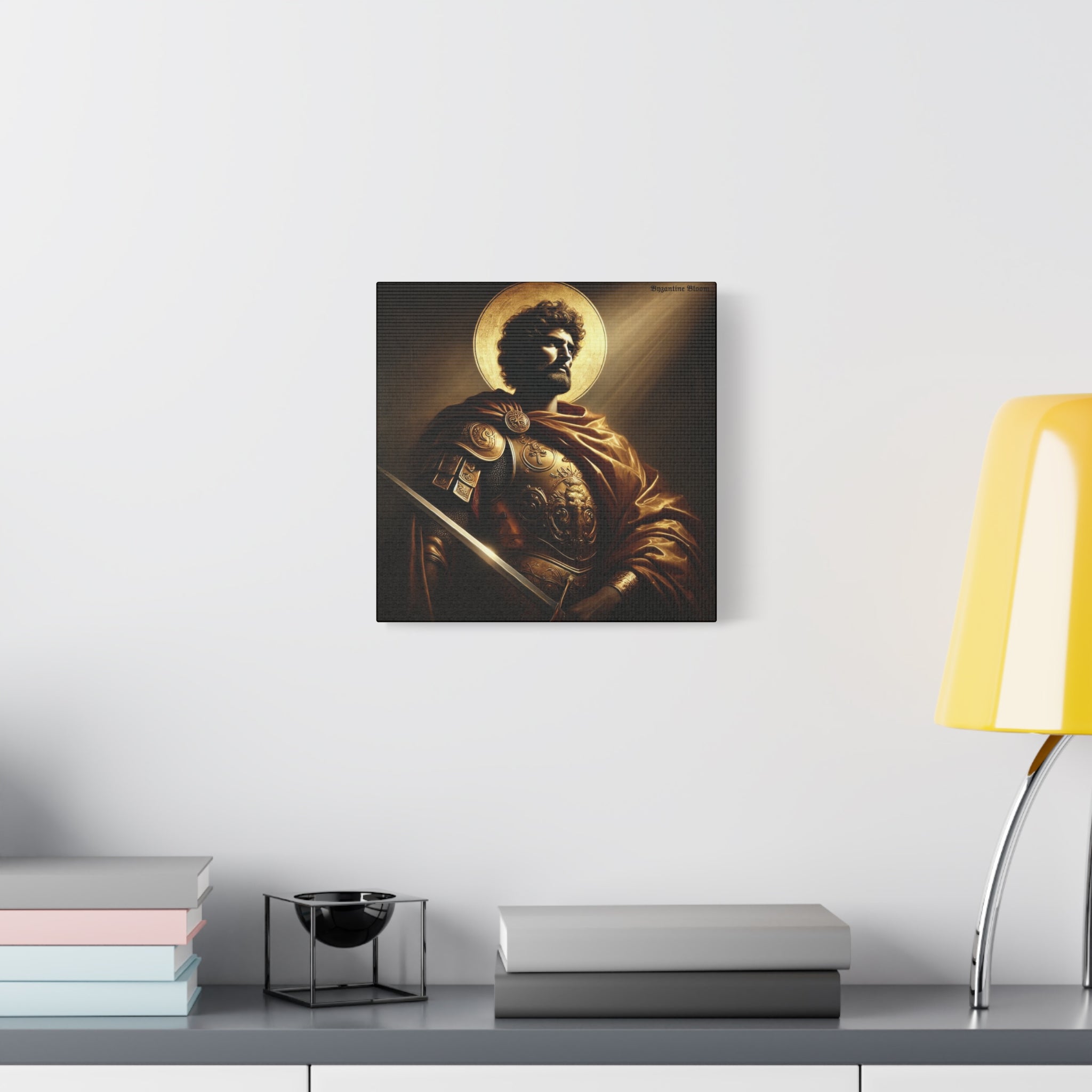 Heroic Saint Matte Canvas Wall Art - 1.25" Stretched
