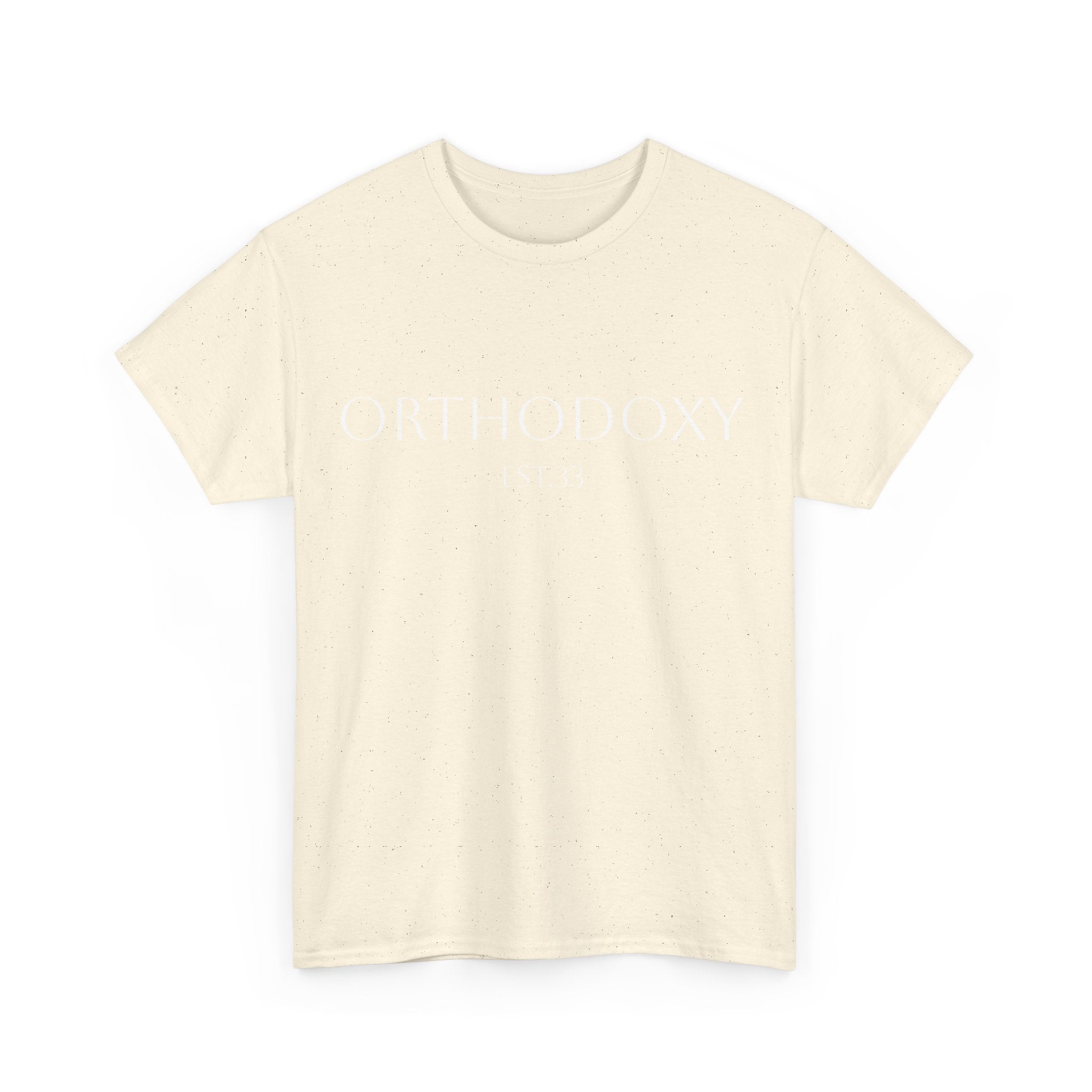 Orthodoxy Established 33 Unisex Heavy Cotton Tee