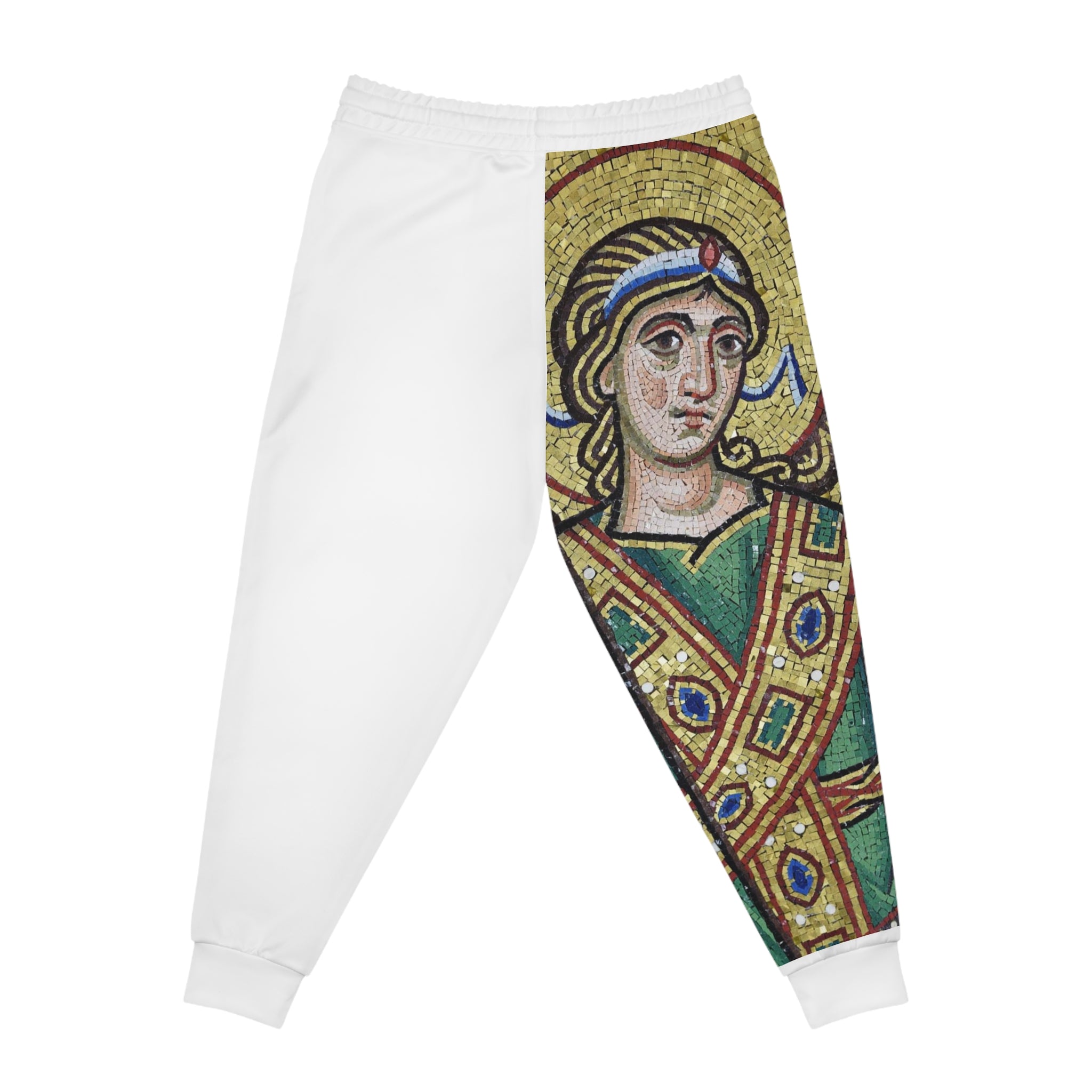 Unique Athletic Joggers with Religious Art Designs - Perfect for Spirituality & Comfort