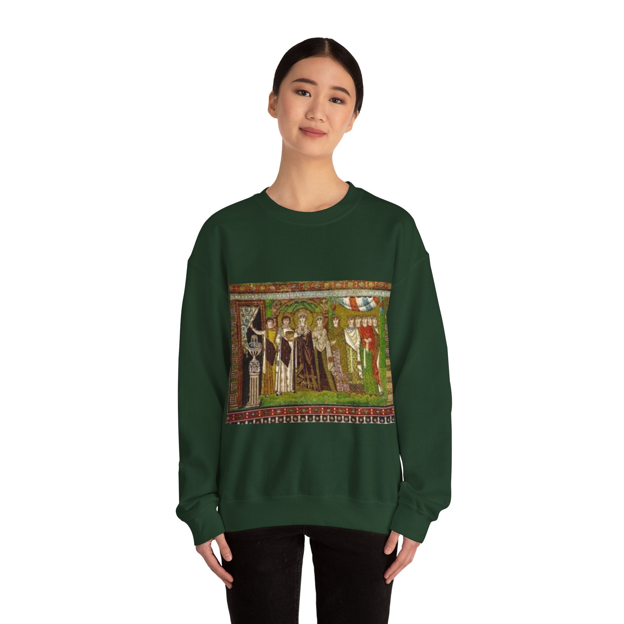 Vintage-Inspired Art Crewneck Sweatshirt for Art Lovers