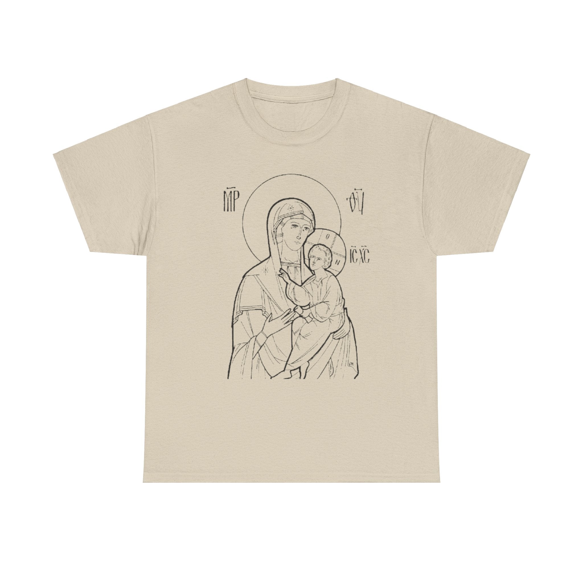 Outline - Blessed Mother & Child Design