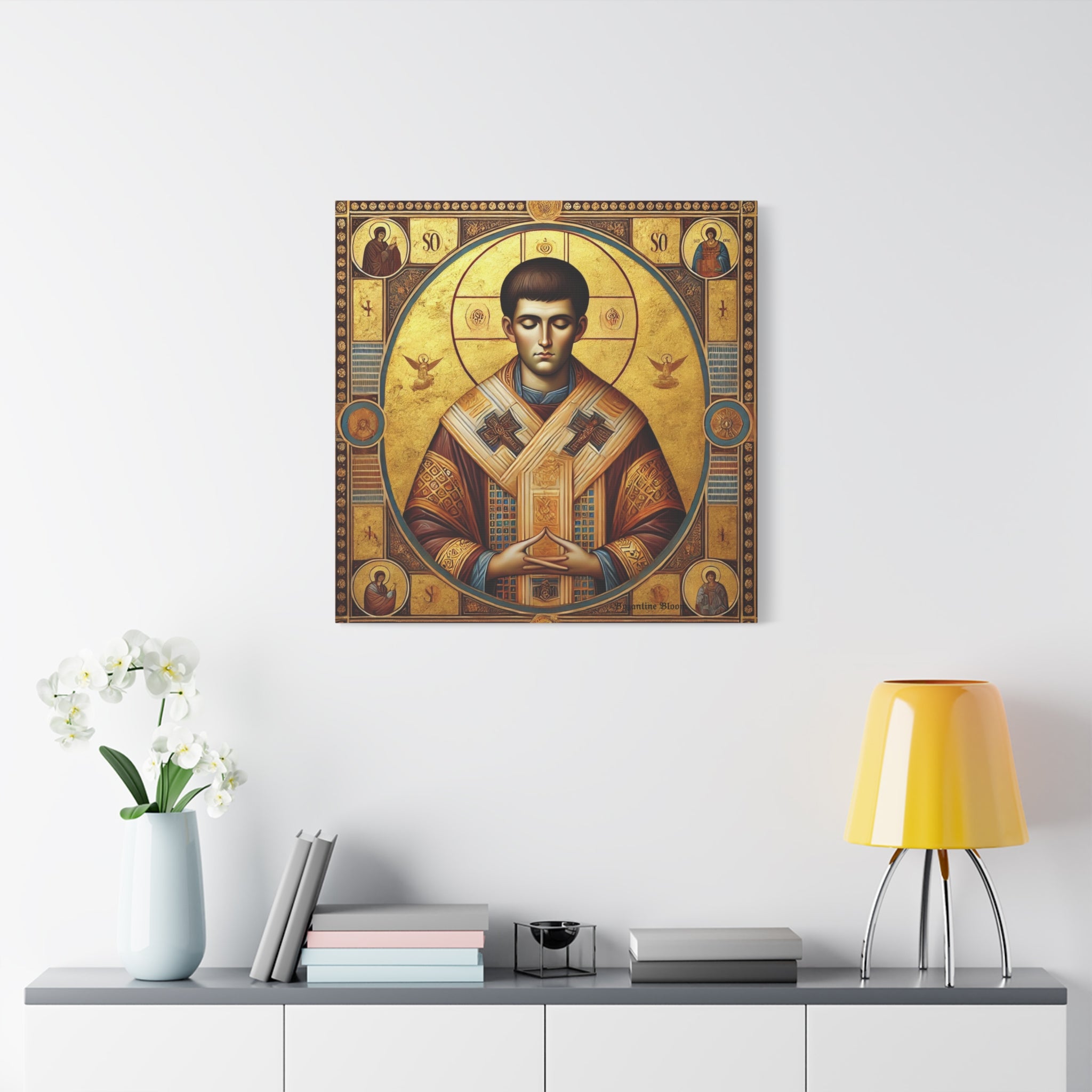 Religious Canvas Wall Art - Iconic Saint Artwork