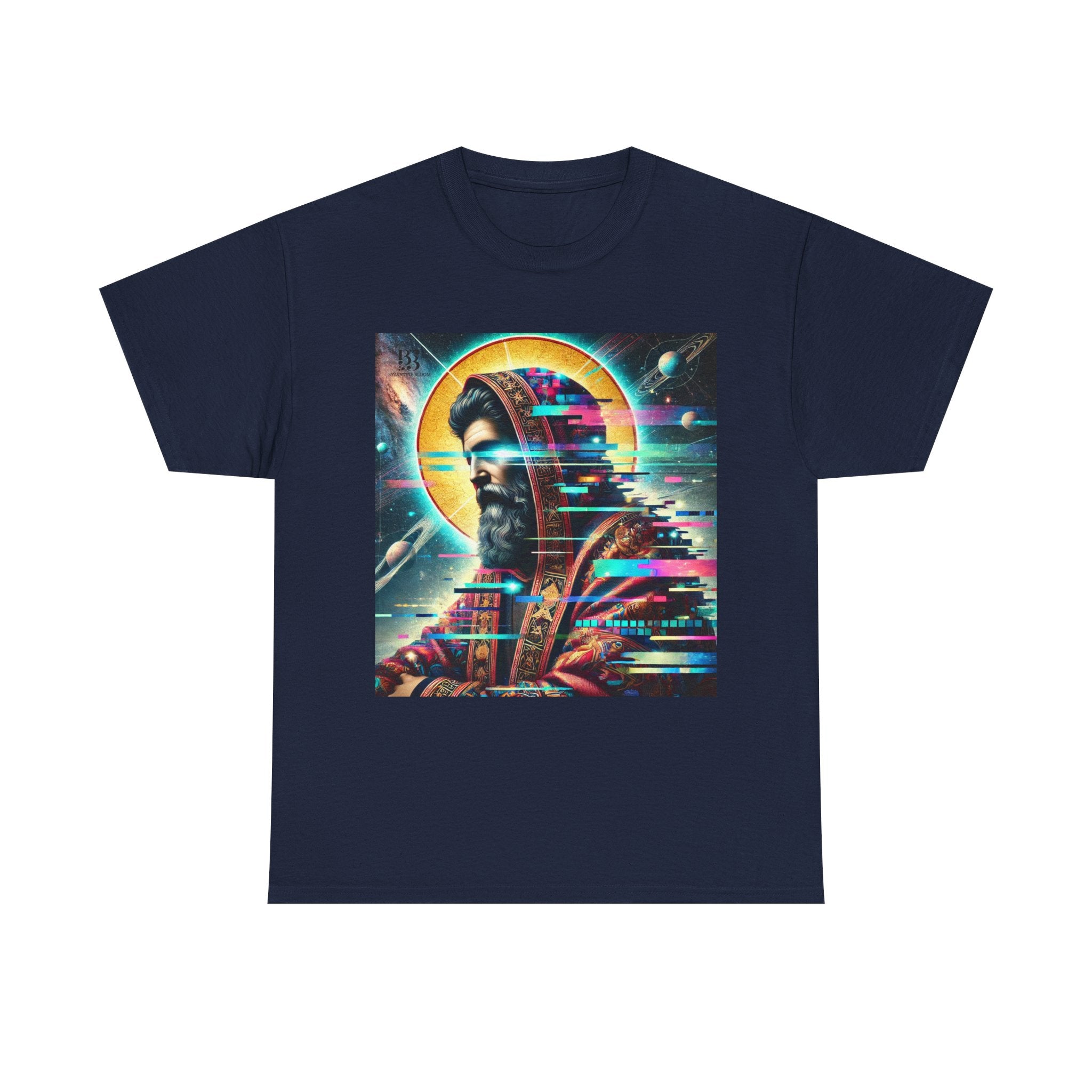 Vibrant Holy Man Graphic Tee - Unisex Heavy Cotton T-Shirt