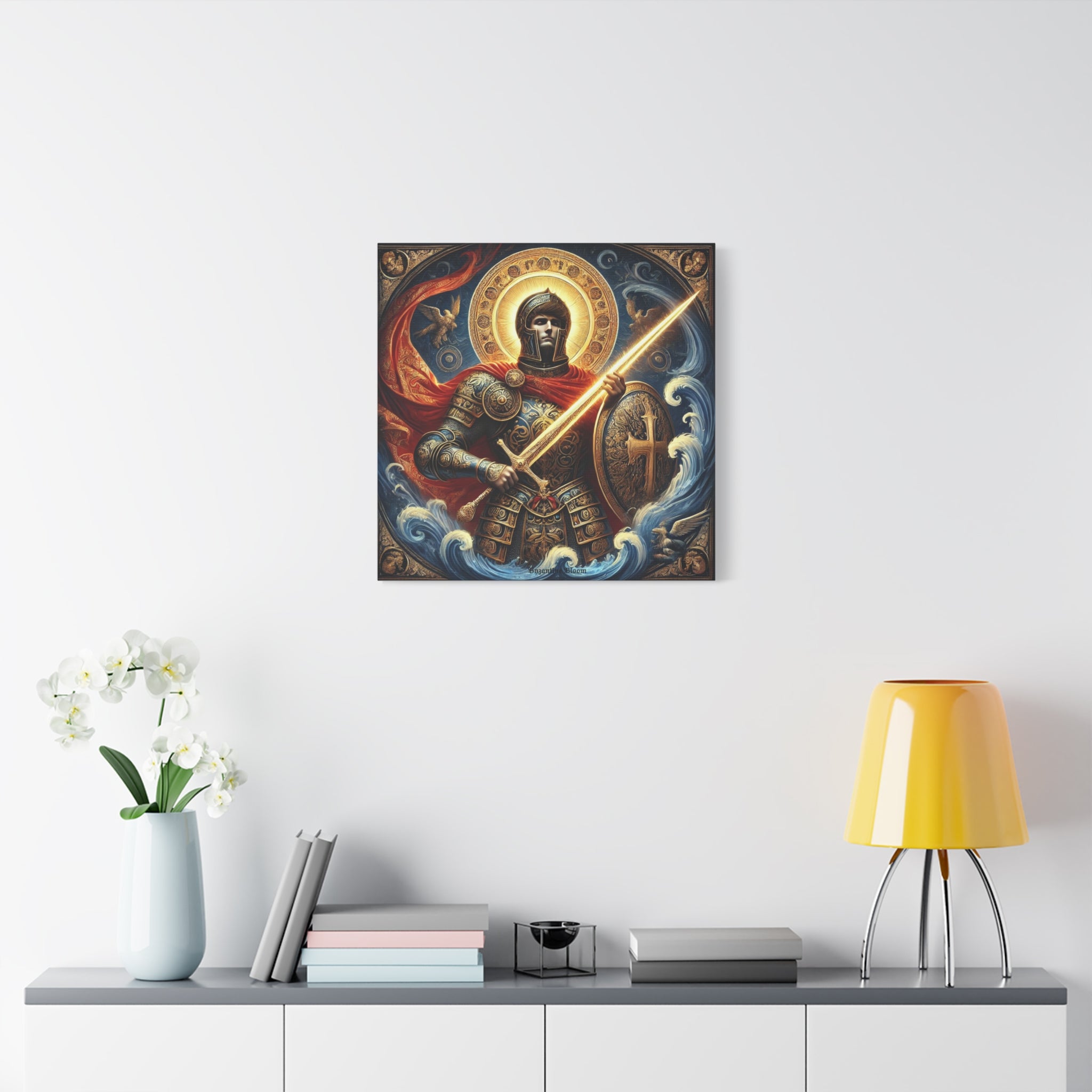 Warrior Canvas Art - Inspiring Gladiator Wall Decor